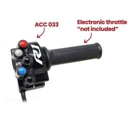 Comando gas con pulsantiera integrata Jetprime per Yamaha R1 M 20-22