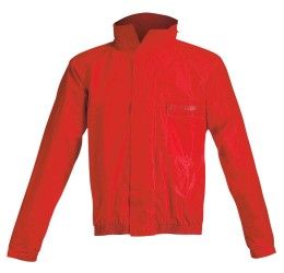 Completo antipioggia giacca+pantalone Acerbis Rain Suit Logo colore rosso-nero