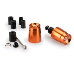 Contrappesi manubrio Sport Puig per Ducati Monster 821 14-20 (COPPIA) colore arancione
