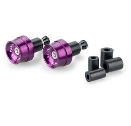 Contrappesi manubrio Speed Puig per Ducati Scrambler 800 Cafe Racer 17-24 (COPPIA) colore viola