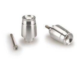 Contrappesi manubrio Sport Puig per Honda CBR 125 R 07-16 (COPPIA) colore silver