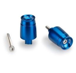 Contrappesi manubrio Sport Puig per Kawasaki Ninja 650 20-25 (COPPIA) colore blu