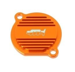 Coperchio filtro olio in ergal anodizzato arancione Motocross Marketing AV3287A