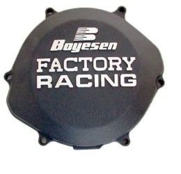 Coperchio carter frizione Boyesen per Honda CR 250 R 02-07 nero