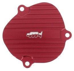 Coperchio valvola scarico sinistro in ergal anodizzato rosso Motocross Marketing AV3251R
