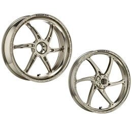 Coppia cerchi OZ in alluminio forgiato modello GASS RS-A a 6 razze per Ducati Panigale V2 20-24