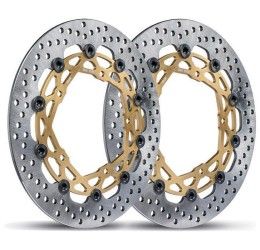 KIT coppia dischi freno anteriori Brembo Racing SUPER SPORT per Kawasaki Z 900 RS SE 22-23 flottante 208973772 da 320 mm