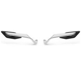 Coppia specchietti retrovisori Stealth Max per Naked Rizoma per BMW R nine T 14-25 colore Silver OMOLOGATI