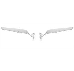 Coppia specchietti retrovisori Stealth Naked Rizoma per BMW R nine T 14-25 colore Silver