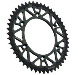 Corona bimetallica JT Sprockets passo 520 per Husaberg FE 250 13-14 TWINSTAR colore grigio