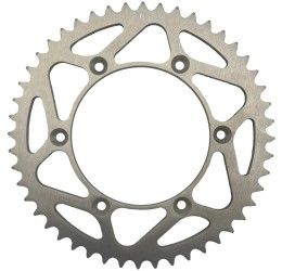 Corona ergal CHT Chiaravalli EC passo 520 per Aprilia RXV 5.5 06-11 colore argento