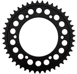 Corona acciaio CHT Chiaravalli C passo 525 per Benelli TRK 502 X 18-25 colore nero