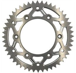 Corona ergal CHT Chiaravalli EC passo 520 per Beta RR 125 Racing 2T 22-25 colore argento