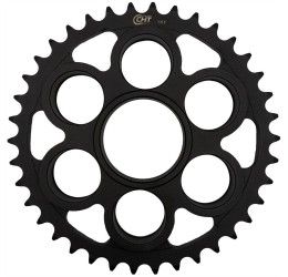 Corona acciaio CHT Chiaravalli C passo 525 per Ducati Streetfighter V4 S 20-25 colore nero