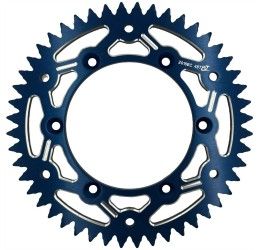 Corona ergal CHT Chiaravalli EC passo 520 per Fantic XXF 450 23-25 colore blu