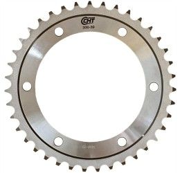 Corona acciaio CHT Chiaravalli C passo 525 per Honda XL 600 V Transalp 87-00 colore argento