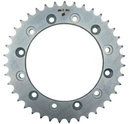 Corona acciaio CHT Chiaravalli C passo 520 per Honda XR 600 R 85-87 colore argento
