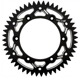 Corona ergal CHT Chiaravalli EC passo 520 per Husqvarna TC 450 04-11 colore nero