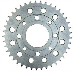 Corona acciaio CHT Chiaravalli C passo 428 per hyosung gf 125 95-98 colore argento