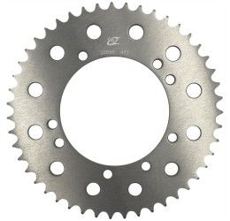 Corona ergal CHT Chiaravalli E passo 420 per Kawasaki KX 80 98-00 colore argento