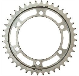 Corona acciaio CHT Chiaravalli C passo 525 per Moto Morini Corsaro 1200 07-12 colore argento