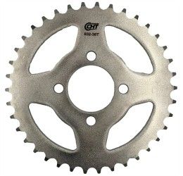 Corona acciaio CHT Chiaravalli C passo 450 per yamaha dt mx 80 81-83 colore argento