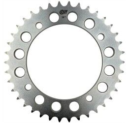 Corona acciaio CHT Chiaravalli C passo 520 per Yamaha XT 600 85-86 colore argento
