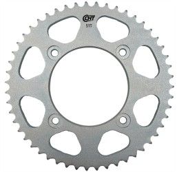 Corona acciaio CHT Chiaravalli C passo 420 per Yamaha YZ 65 18-25 colore argento