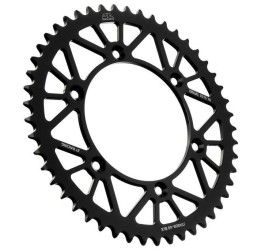Corona ergal JT Sprockets passo 520 per Suzuki RM 125 82-12 RACELITE colore nero