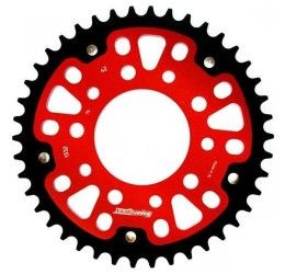 Corona bimetallica Supersprox STEALTH passo 520 per Beta RR 400 Enduro 05-12 colore rosso