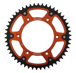 Corona bimetallica Supersprox STEALTH passo 520 per Husqvarna FC 450 14-19 | 23-24 colore arancione