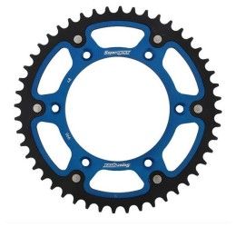 Corona bimetallica Supersprox STEALTH passo 520 per KTM 250 EXC-F 05-06 | 10-24 colore blu