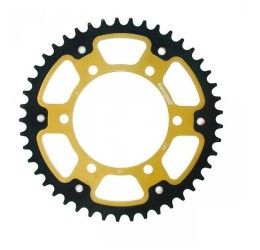 Corona bimetallica Supersprox STEALTH passo 525 per Yamaha MT-09 14-15 colore oro