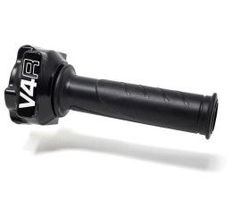 Cover comando gas in ergal con logo Jetprime per Ducati Panigale V4 R 19-21