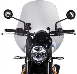 Cupolino Isotta Alta Protezione per Triumph Speed Twin 900 2025 Fumè chiaro (560 MMx510 MM)