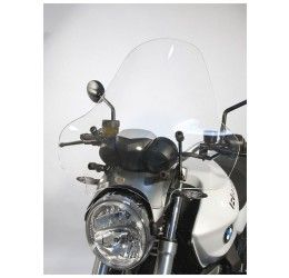 Cupolino Isotta alto per BMW R 1200 R 2011 - 2014 TRASPARENTE (510mmx600mm)