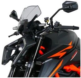 Vetro Cupolino plexyglass MRA modello NSPM Naked Sport Maxi per KTM 1390 Super Duke R 24-25 (attacchi inclusi) ( - 270x275mm )