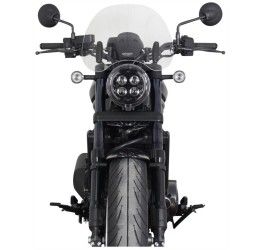 Vetro Cupolino plexyglass MRA modello NTM Naked Touring Maxi per Honda CMX 1100 Rebel ABS 21-25 (Comprende attacchi specifici o usa i supporti originali) ( 320x380mm )