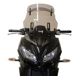 Vetro Cupolino plexyglass MRA modello Vario-Touring con spoiler regolabile in 7 posizioni per Kawasaki Versys 1000 15-18 (410x400mm)