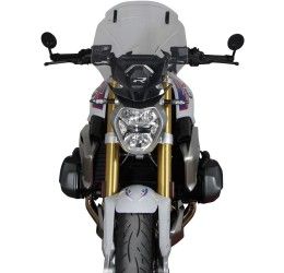 Vetro Cupolino plexyglass MRA modello Vario-Touring Maxi con spoiler regolabile in 7 posizioni per BMW R 1250 R 19-22 (460x390mm)
