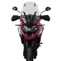 Vetro Cupolino plexyglass MRA modello Vario-Touring Maxi con spoiler regolabile in 7 posizioni per Triumph Tiger 1200 XCx 18-20 (470x400mm, +10mm)