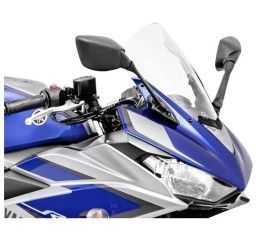 Vetro Cupolino plexyglass Racingbike modello Racing HP per Yamaha R3 15-18 colore trasparente