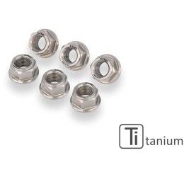 Dadi corona M10x1.25 Titanio CNC Racing per Ducati Monster 695 06-08