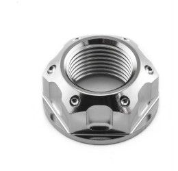 Dado TITANIO Pro-Bolt perno forcellone per Yamaha R1 02-06 - M18 x 1.5mm (dimensione 27mm)