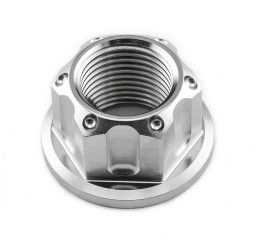 Dado ACCIAIO INOX Pro-Bolt perno forcellone per Suzuki SV 650 ABS 16-25 - M18 x 1.5mm (dimensione 32mm)