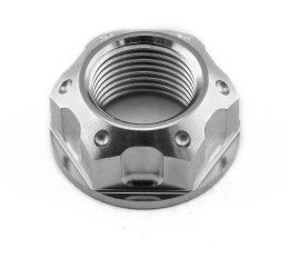 Dado ACCIAIO INOX Pro-Bolt perno ruota posteriore per Honda CBR 600 F Sport 01-02 - M18 x 1.5mm (dimensione 27mm)