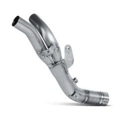 Tubo di raccordo elimina catalizzatore Akrapovic in titanio per Yamaha R1 09-14