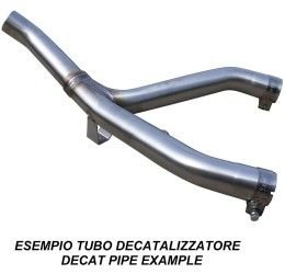 Tubo di raccordo elimina catalizzatore GPR in acciaio inox per Honda Grom 125 18-20