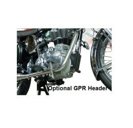 Tubo di raccordo elimina catalizzatore GPR in acciaio inox per Royal Enfield Classic 500 09-16