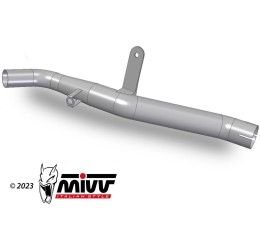 Tubo di raccordo elimina catalizzatore Mivv in acciaio inox per Moto Morini X Cape 650 21-24